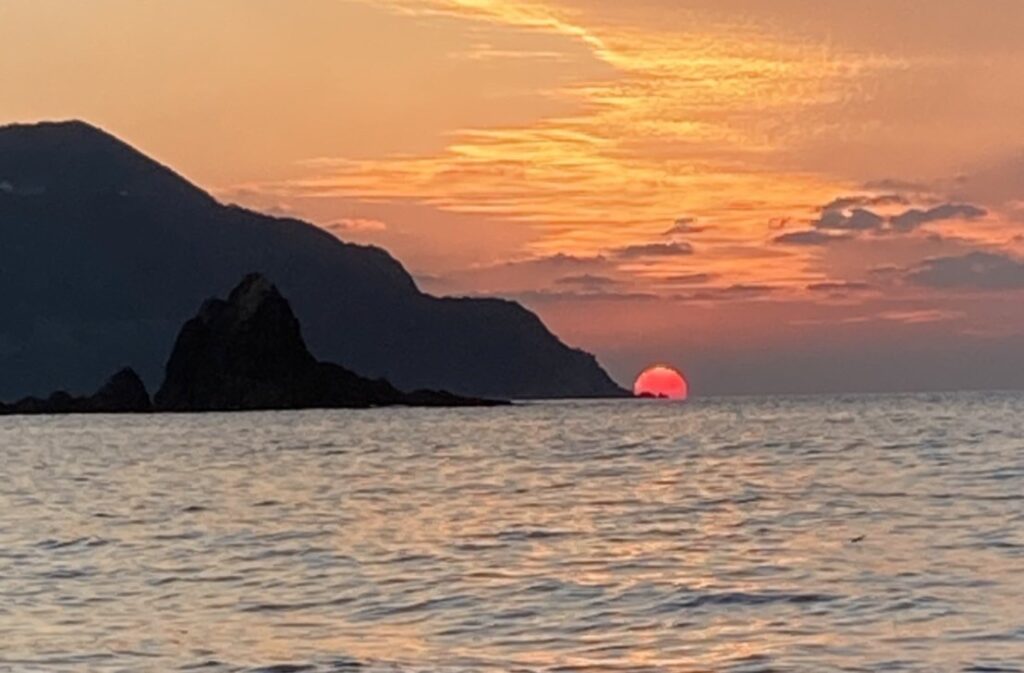 糸島の夕焼け